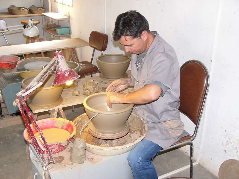 un artisan de Molelos