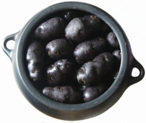 pommes de terre vitelotte à l'étouffée