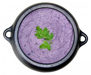 purée de vitelottes