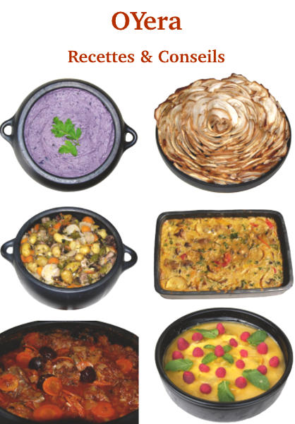 Recettes & Conseils d'utilisation de la poterie culinaire Oyera