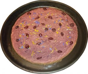 gâteau à la patate douce violette
