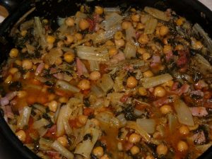 blettes aux pois chiches