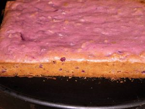 gâteau à la patate douce violette