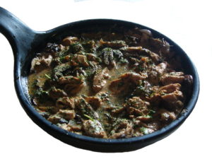 poêlée au poulet et champignons